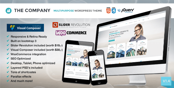 The Company - Responsive Multi-Purpose Theme