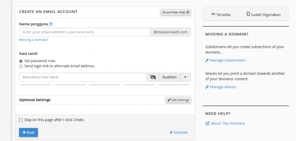 cara login email domain di gmail membuat email domain di cpanel