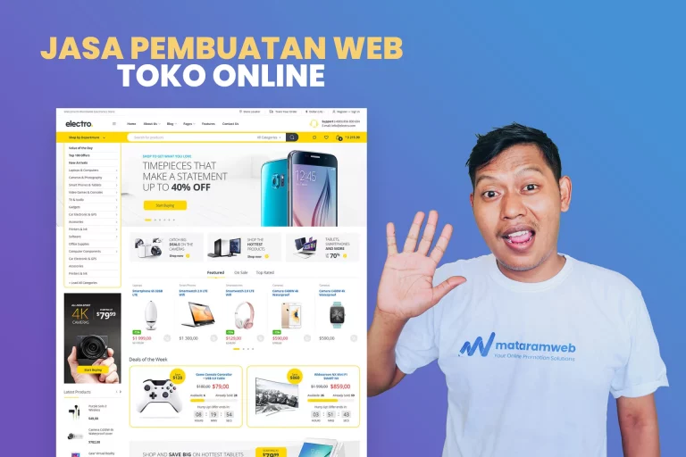 jasa web toko online murah