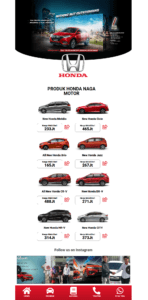 honda naga motor - marketing