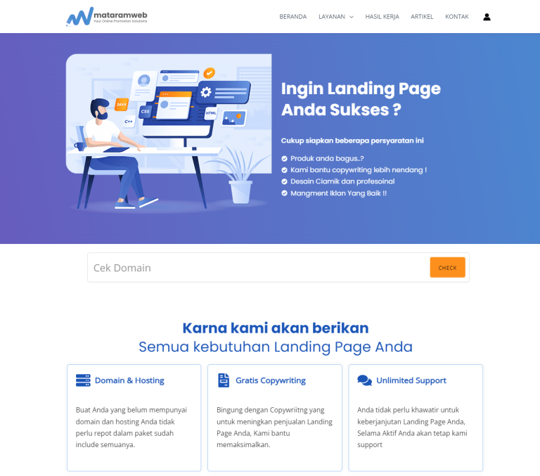 jasa pembuatan website murah