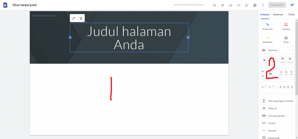 membuat landing page gratis 2