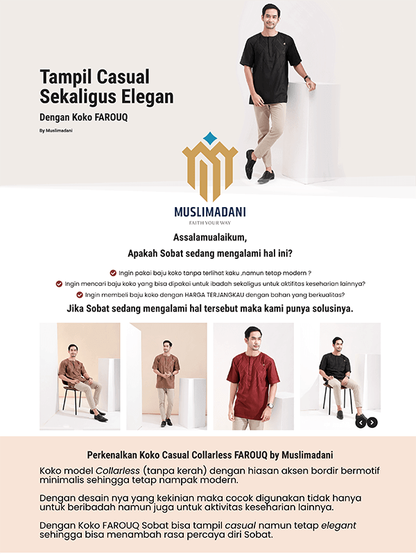landing page copy