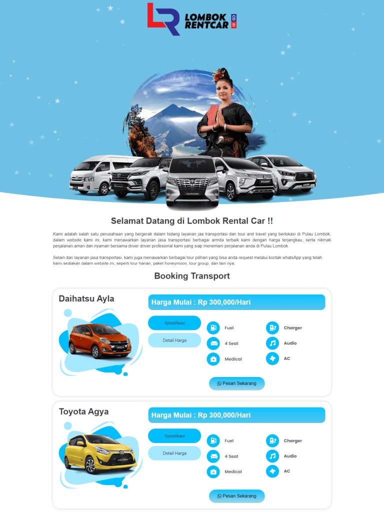 lombok rentcar